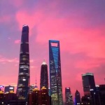 Rosy Clouds in Shanghai